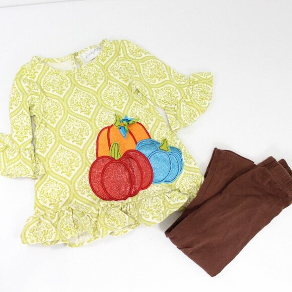 Emily Rose Other - Emily Rose Toddler Girls 3T Thanksgiving Fall Outfit 2 Piece Autumn Set